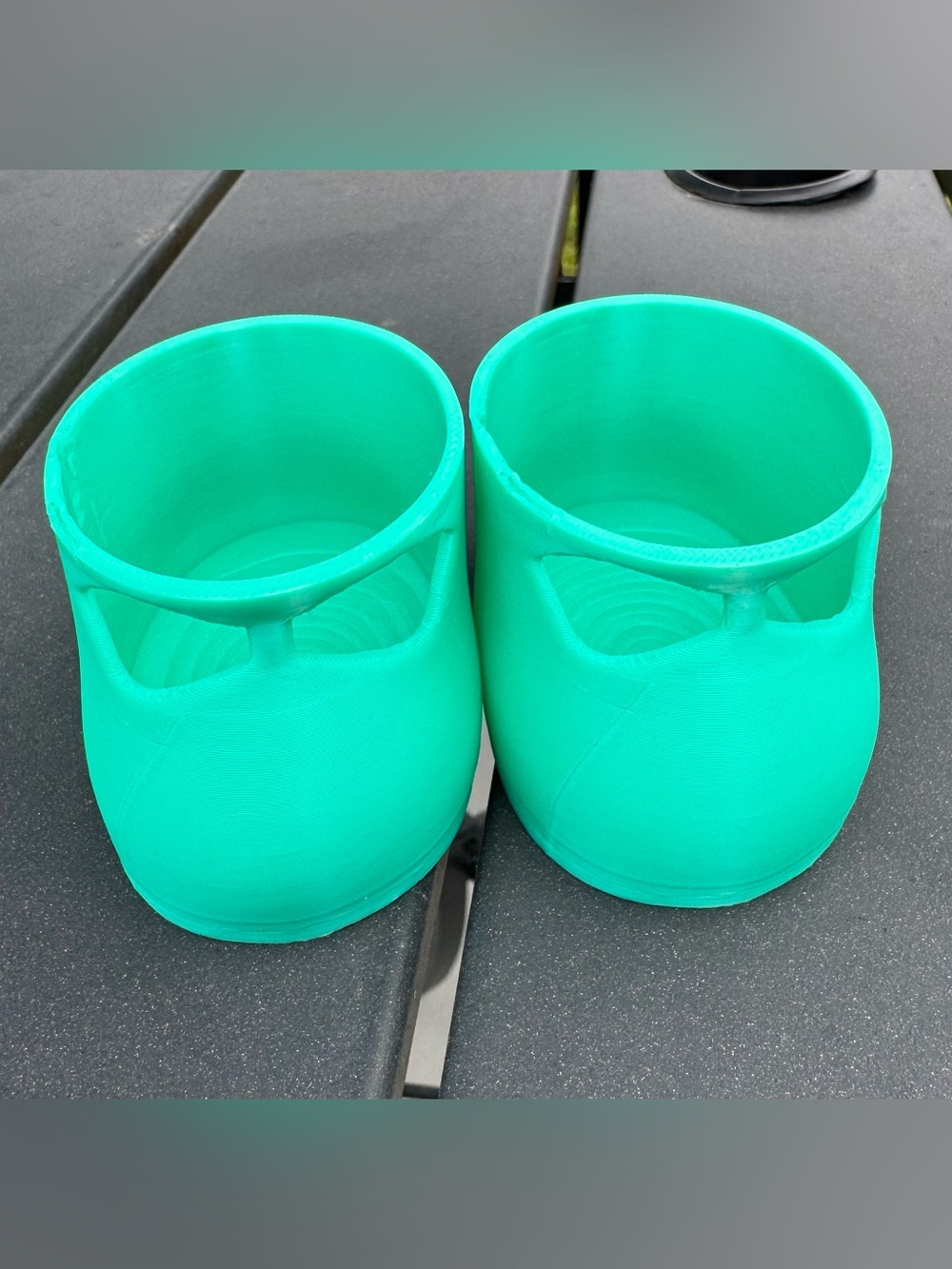 3D Printed Mary Jane Shoes for Cabbage Patch dolls - LIGHT GREEN